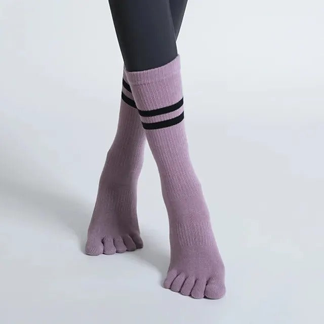 Studio five-toe crew grip socks, 1 pair, photo 1