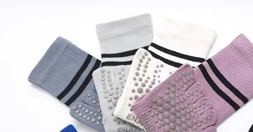Studio five-toe crew grip socks, 1 pair, photo 4