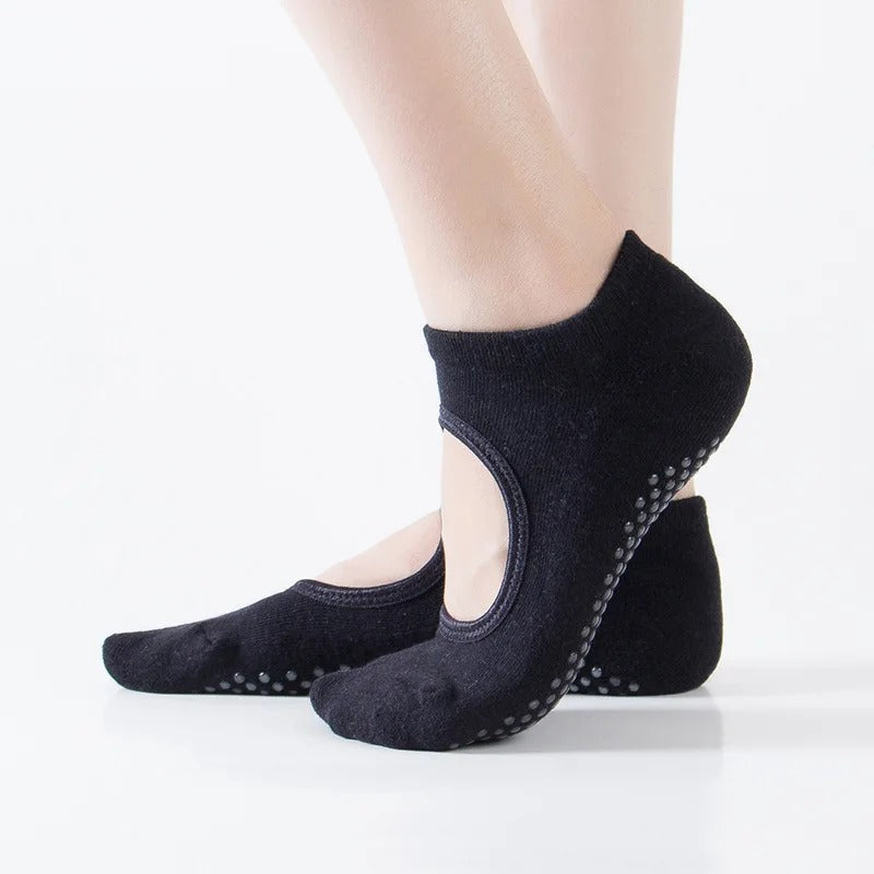 Mary Jane backless grip socks, 1 pair, photo 1