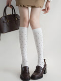 Polka Dot Knee-High Socks