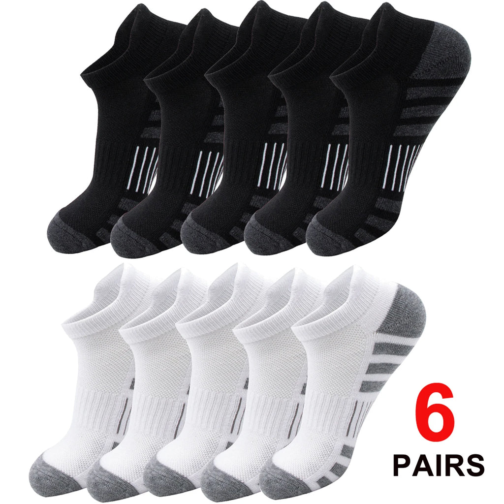 Tab Runner Ankle Socks — 6-Pair Pack