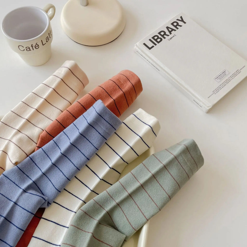 Campus Stripe Crew Socks — 3-Pair Pack