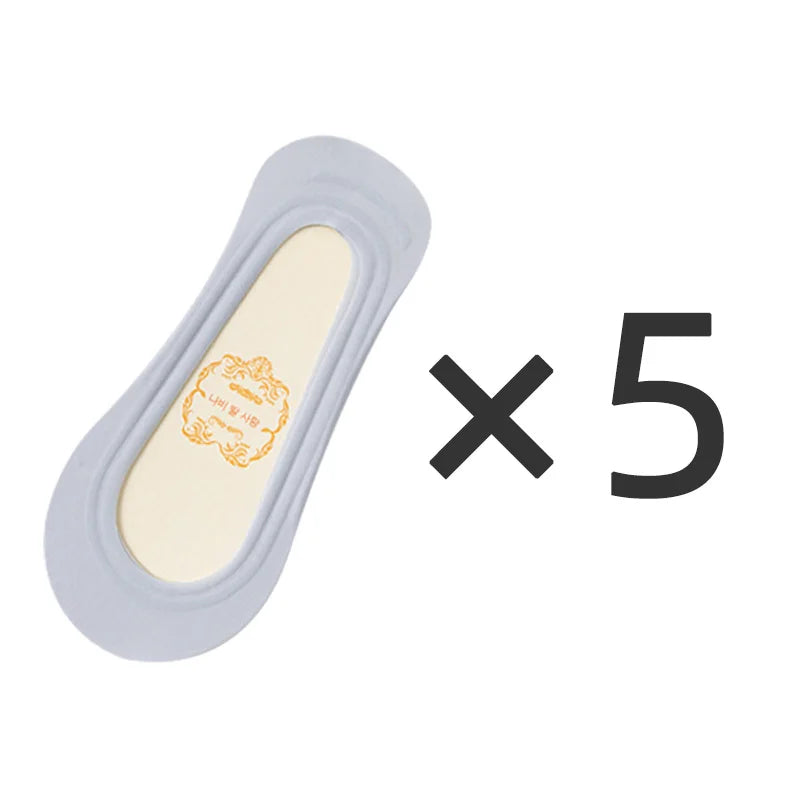 Barely There Ice-Silk No-Show Socks — 5-Pair Pack — Grey