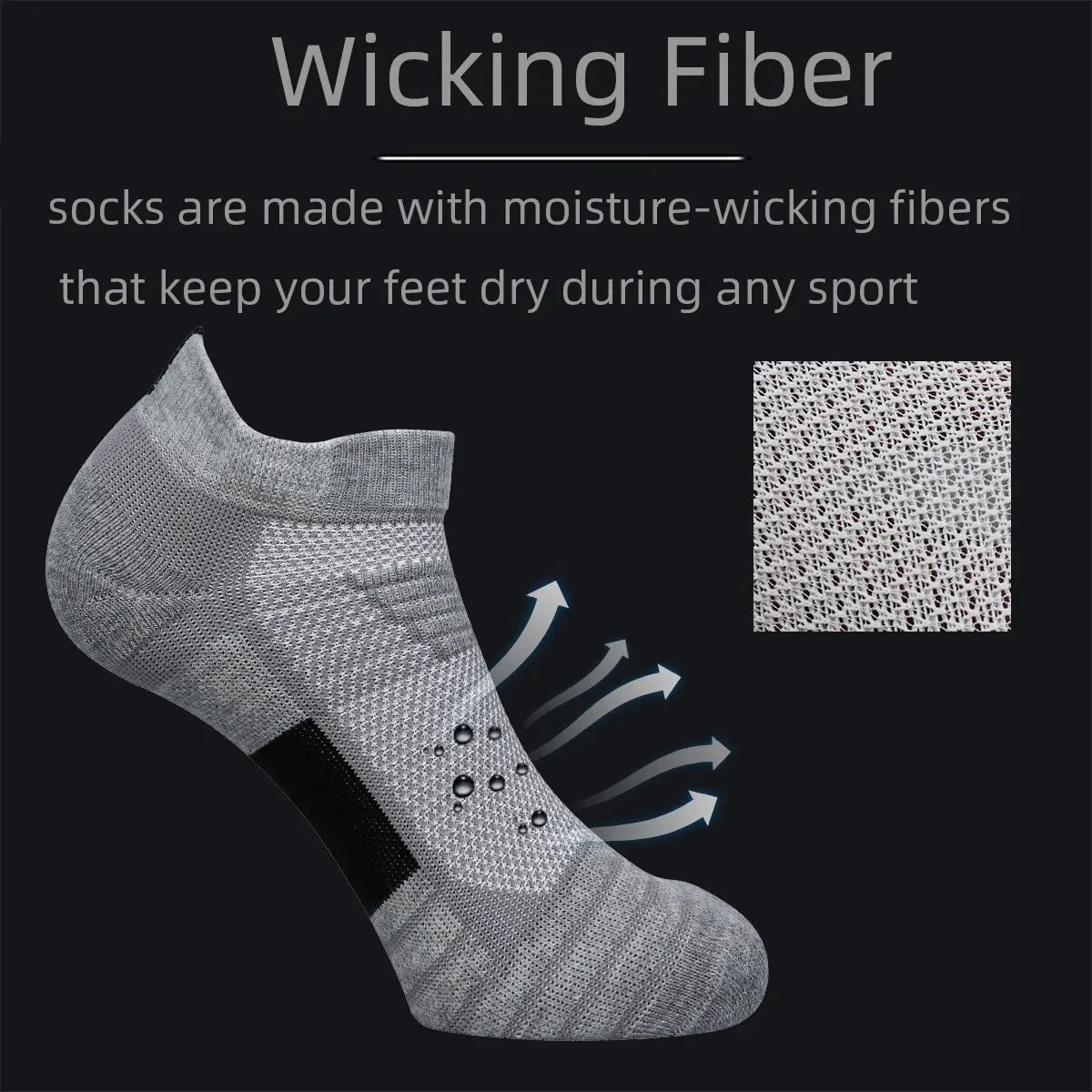 Cushion Sport Ankle Socks — 3-Pair Pack