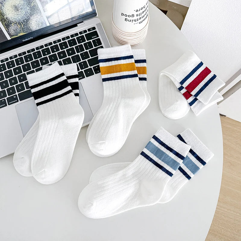 Little Campus Stripe Socks — 4-Pair Pack