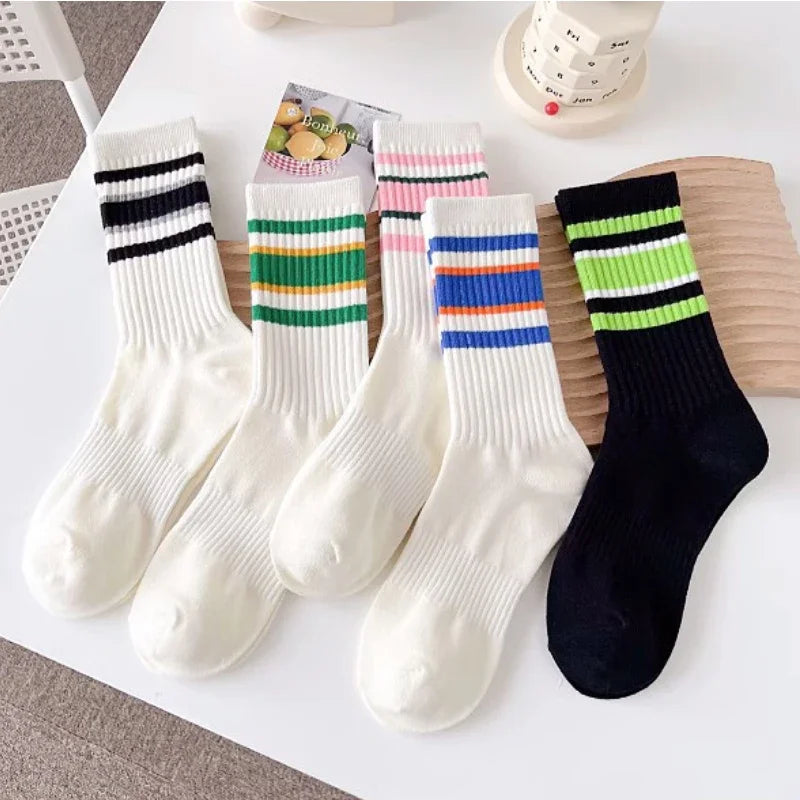 Varsity Stripe Sport Crew Socks — 3-Pair Pack