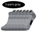 Cushion Sport Ankle Socks — 3-Pair Pack — Grey