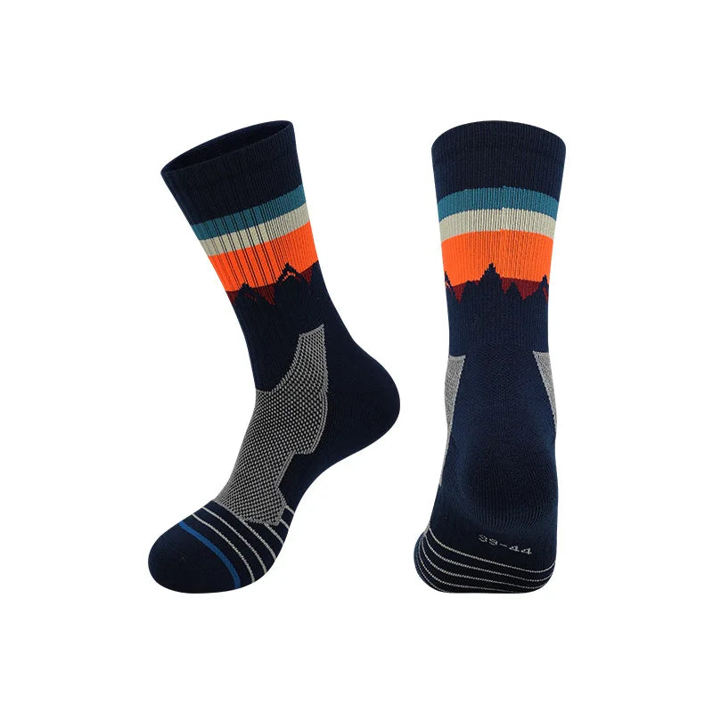 Alpine Ridge Wool-Blend Crew Socks