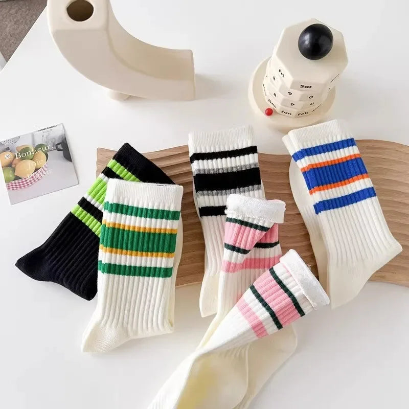 Varsity Stripe Sport Crew Socks — 3-Pair Pack