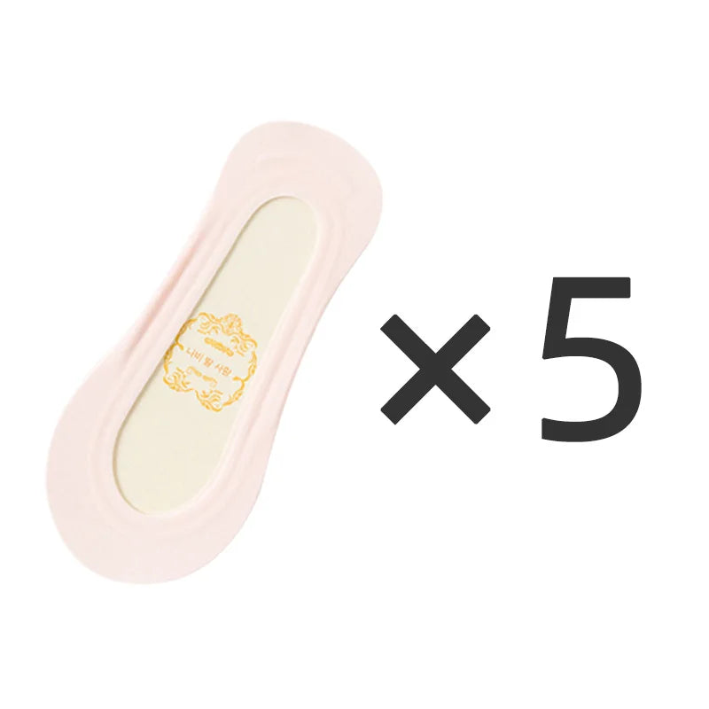 Barely There Ice-Silk No-Show Socks — 5-Pair Pack — Blush