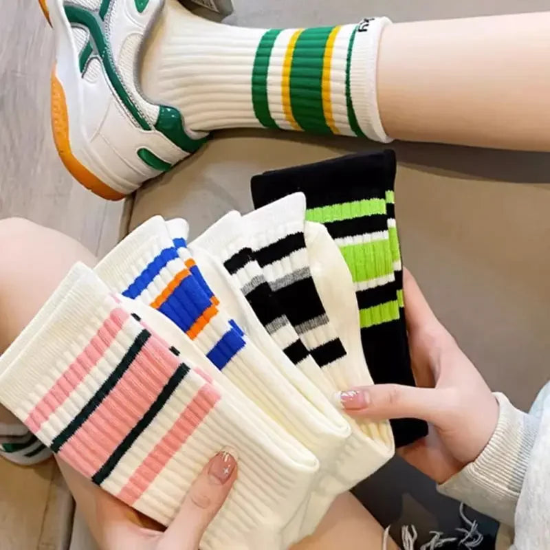 Varsity Stripe Sport Crew Socks — 3-Pair Pack