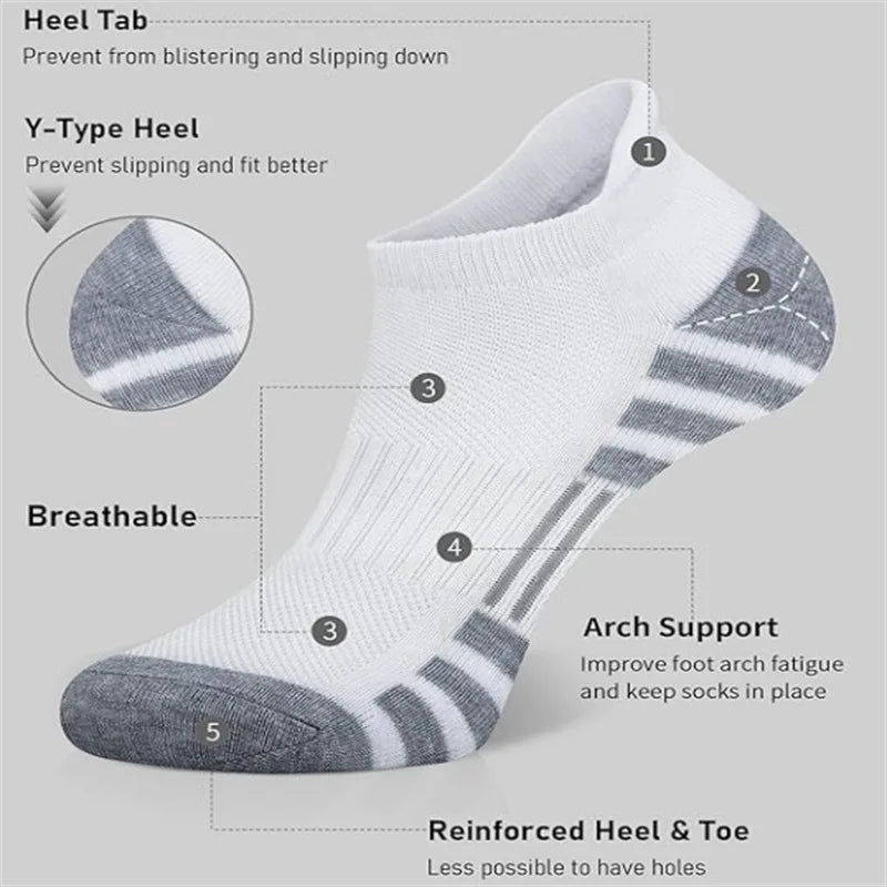 Tab Runner Ankle Socks — 6-Pair Pack