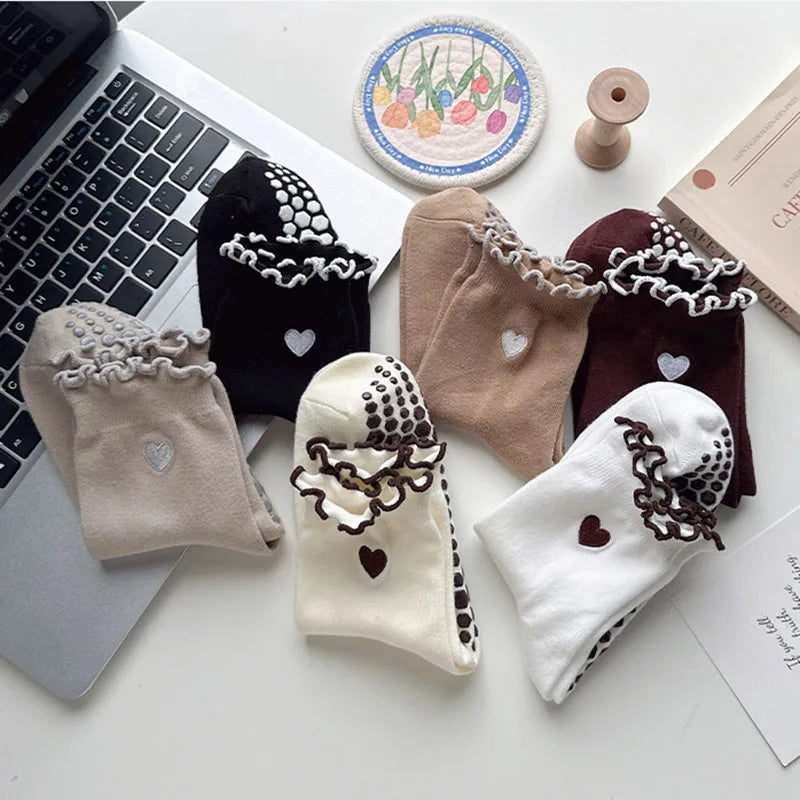 Heartline grip crew socks, 3-pair pack, photo 6