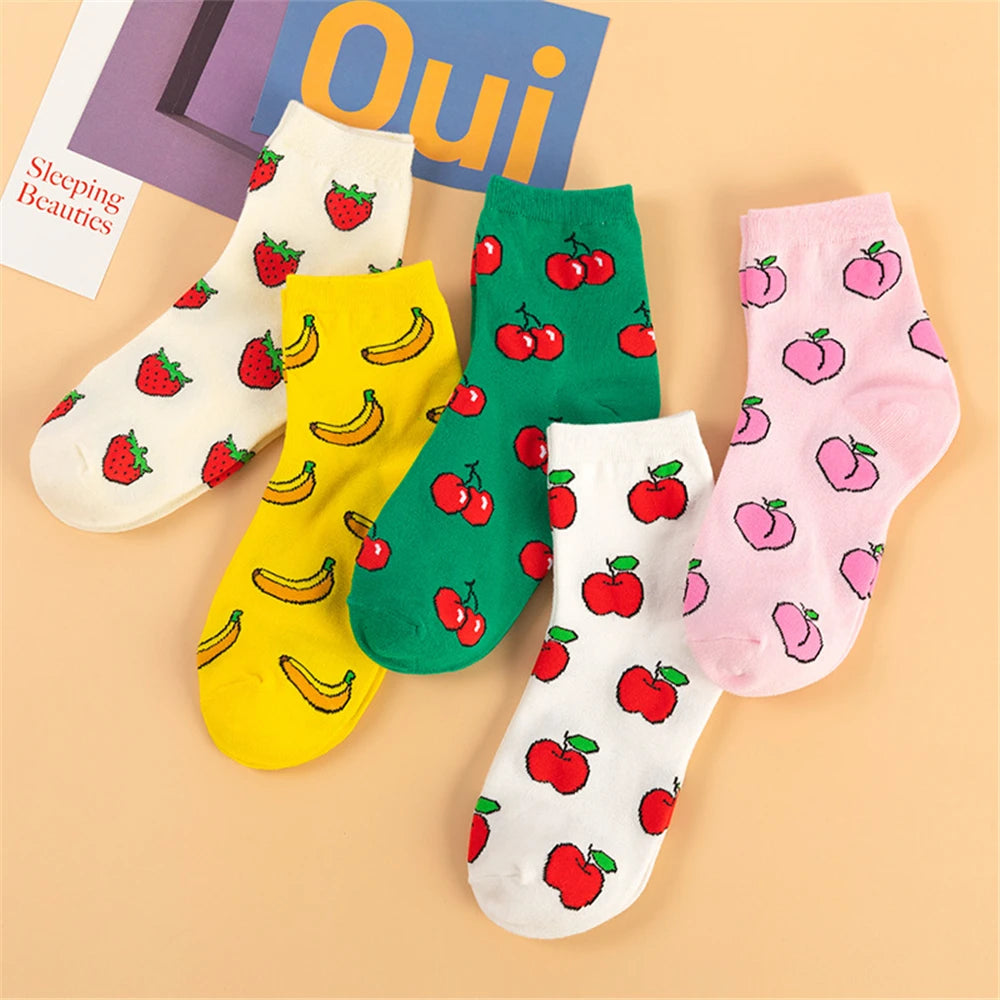 Fruit Salad Crew Socks — 3-Pair Pack