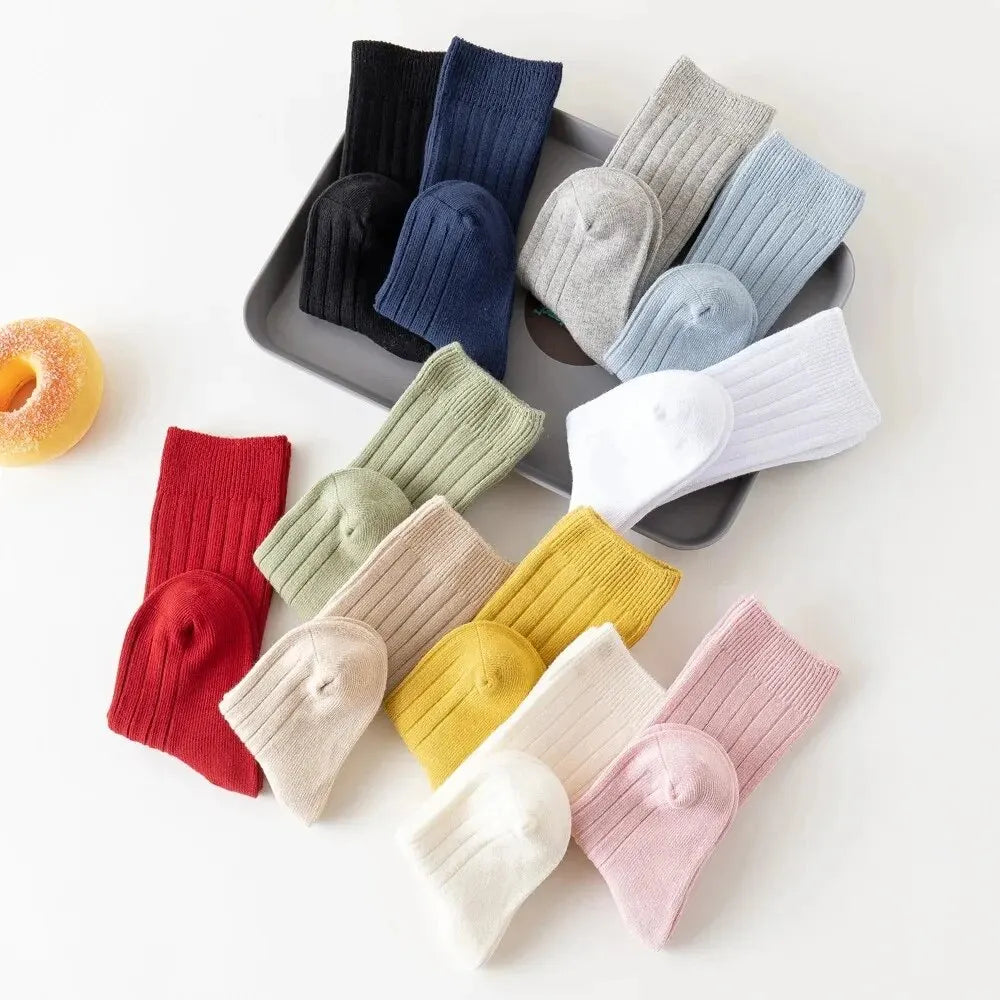 Little Rib Knee-High Socks — 3-Pair Pack