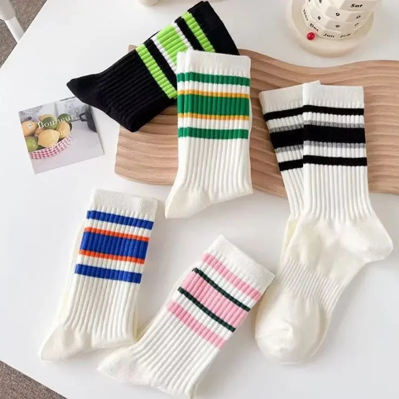 Varsity Stripe Sport Crew Socks — 3-Pair Pack