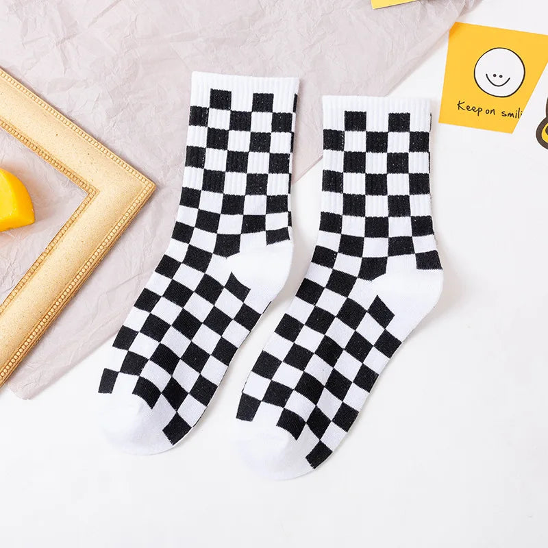 Checkmate Crew Socks — 3-Pair Pack — White