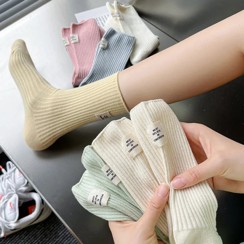 Everyday Rib Crew Socks — 3-Pair Pack
