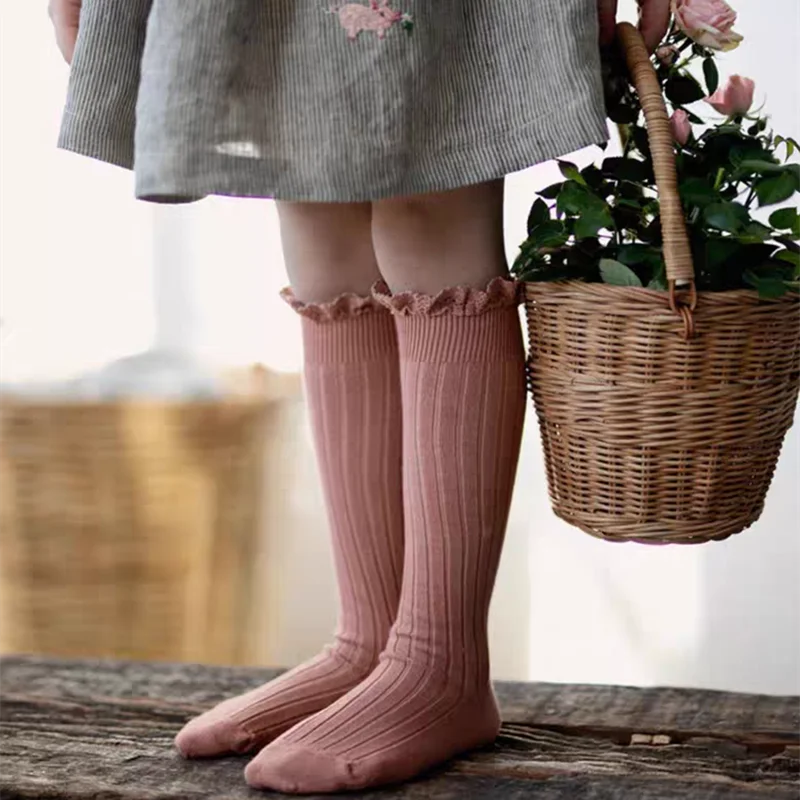Little Ruffle Knee-High Socks — 3-Pair Pack