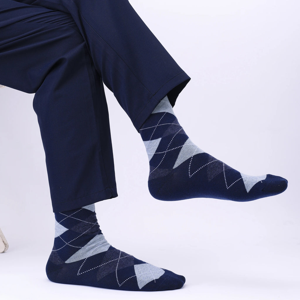 Classic Argyle Dress Socks — 5-Pair Pack