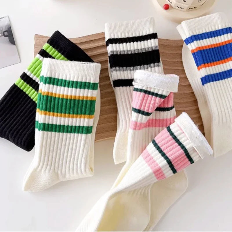 Varsity Stripe Sport Crew Socks — 3-Pair Pack