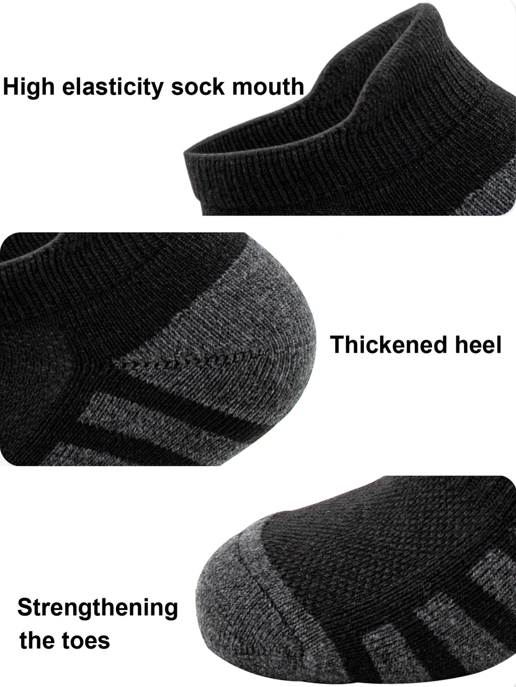 Tab Runner Ankle Socks — 6-Pair Pack