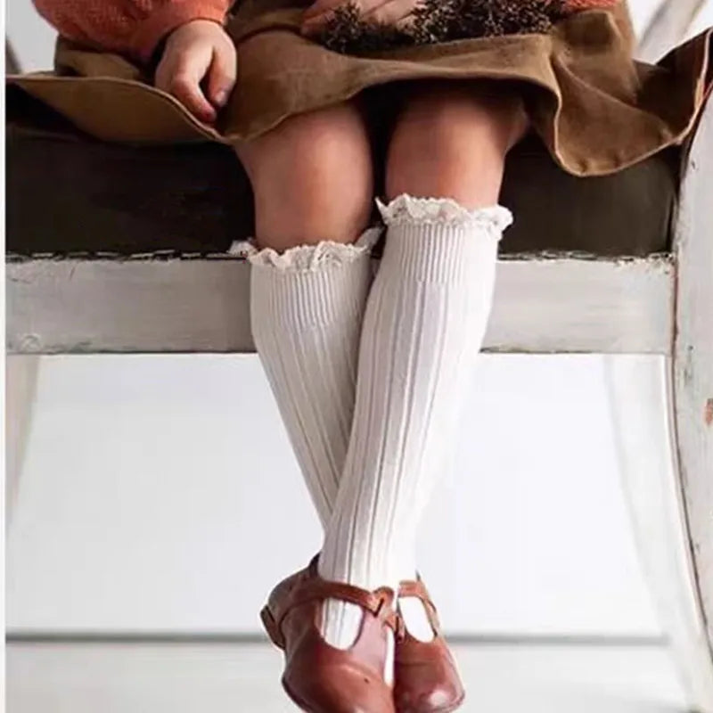 Little Ruffle Knee-High Socks — 3-Pair Pack